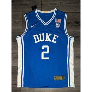 Cooper Flagg #2 Blue Elite Duke Blue Devils Jersey Men's Sizes